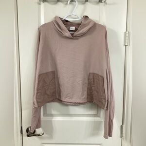 Outdoor Voices Mauve Cowl Neck Sweater